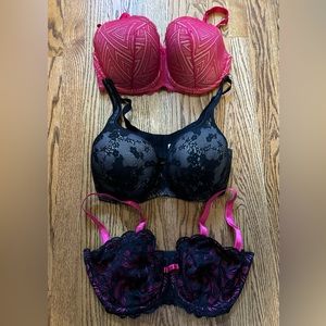 Bra Bundle 3 Pieces size 38DDD (38F)